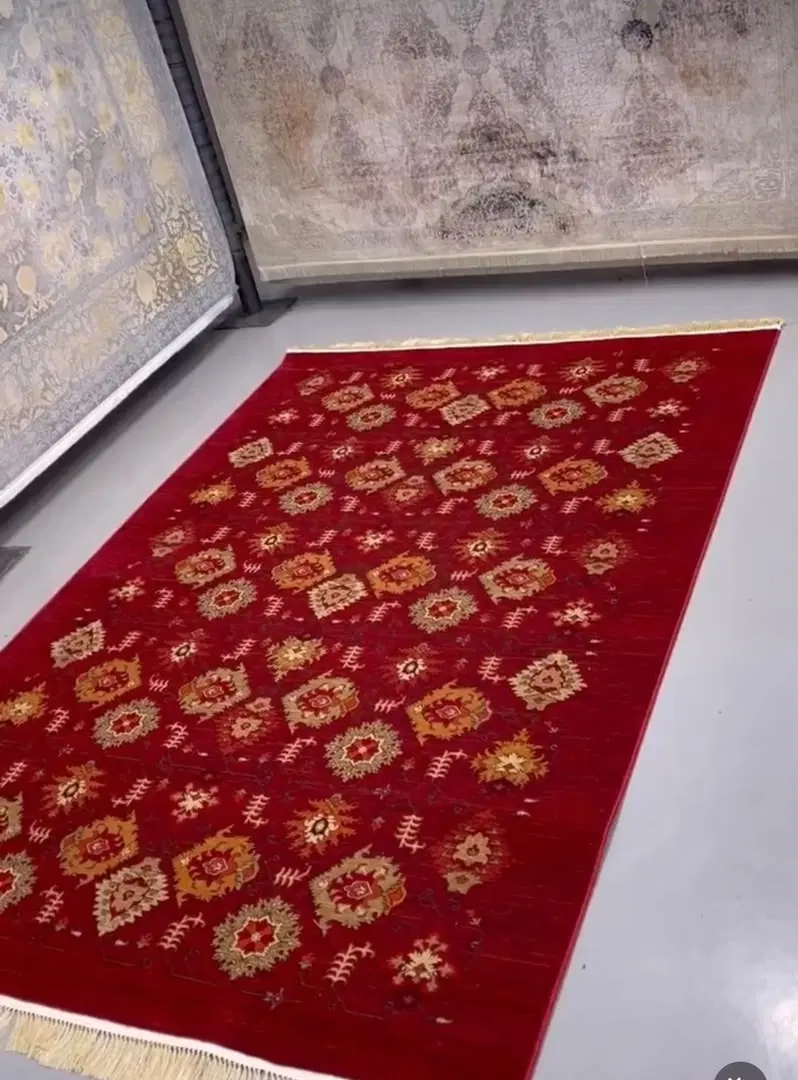 فرش سبز و لاکی 1200و 700شانه از تولید به مصرف|فرش|شیراز, لاله|دیوار