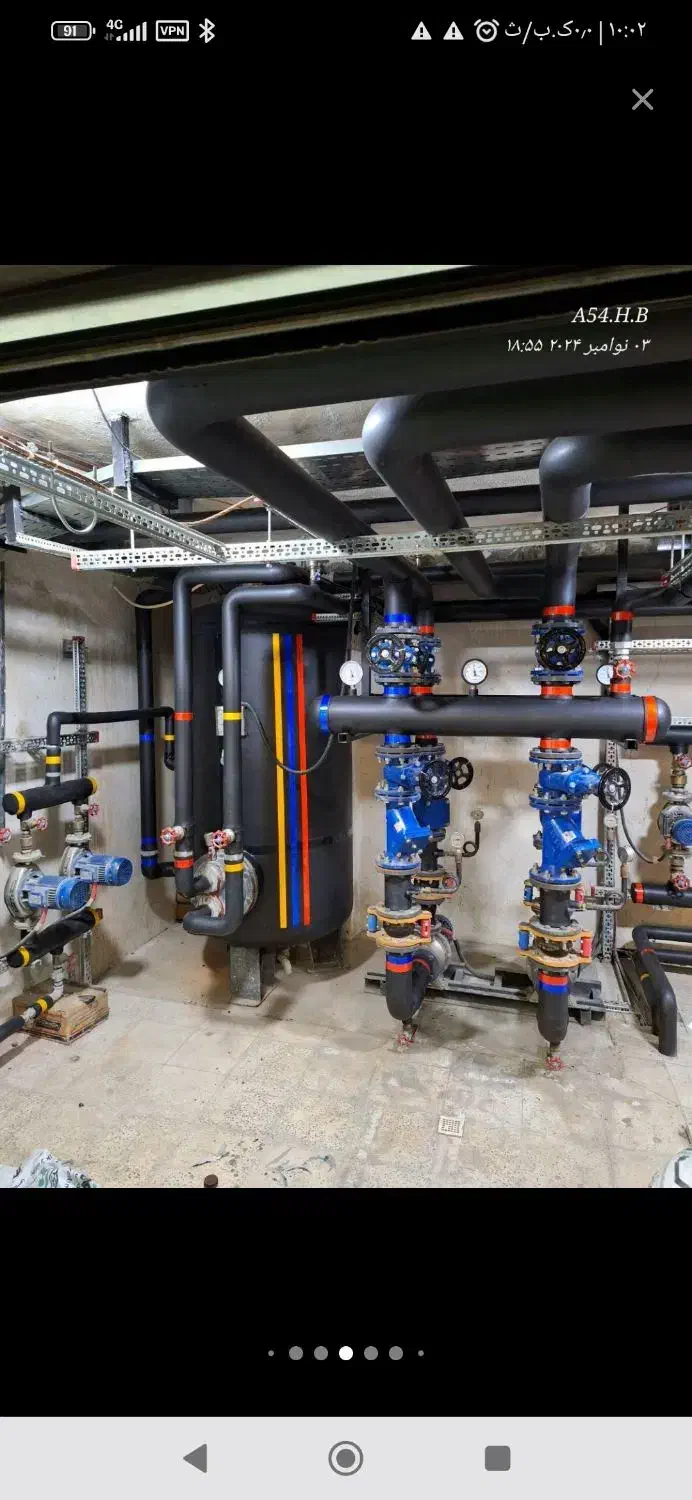 عایق کاری و ورقکاری تاسیسات موتور خانه|خدمات پیشه و مهارت|اصفهان, هزارجریب|دیوار