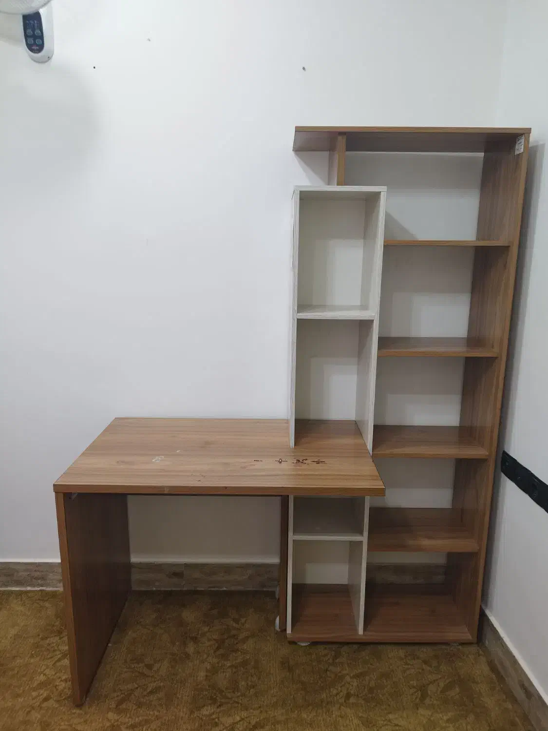 میز تحریر + کتابخانه|میز تحریر و کامپیوتر|لامرد, |دیوار