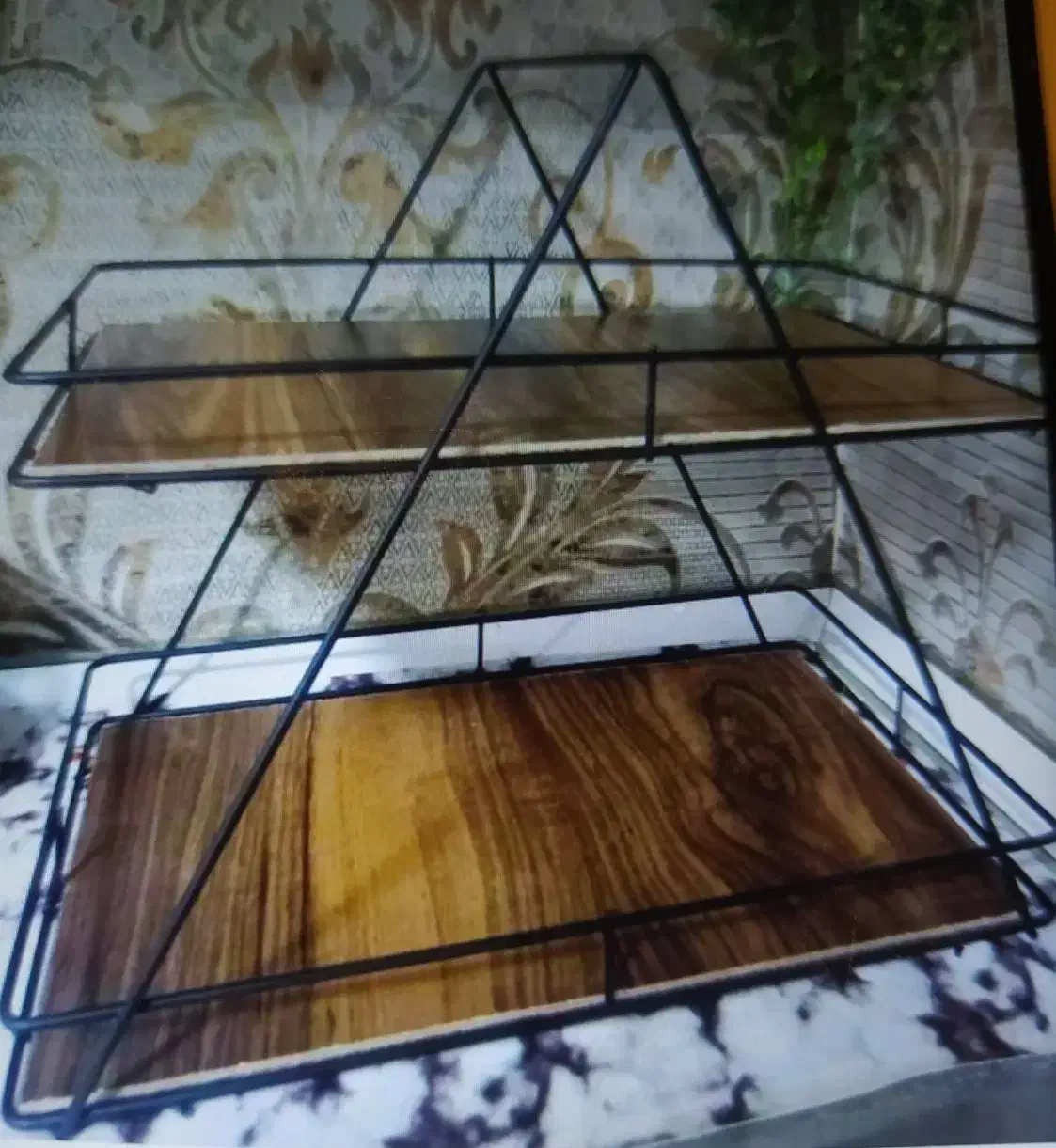 استند و پایه ادویه فلزی تخته چوبی . جا برنجی|آبچکان و نظمدهنده ظروف|مشهد, ایثارگران|دیوار