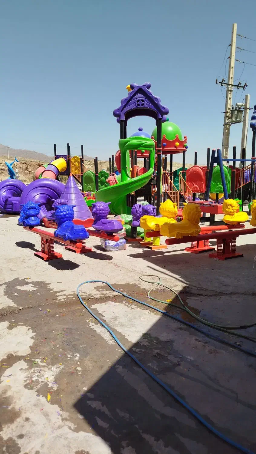 وسایل بازی پارکی کد۳تاب مهدکودک۳ست سرسره پلی اتیلن|اسباب‌‌بازی|کرمان, |دیوار