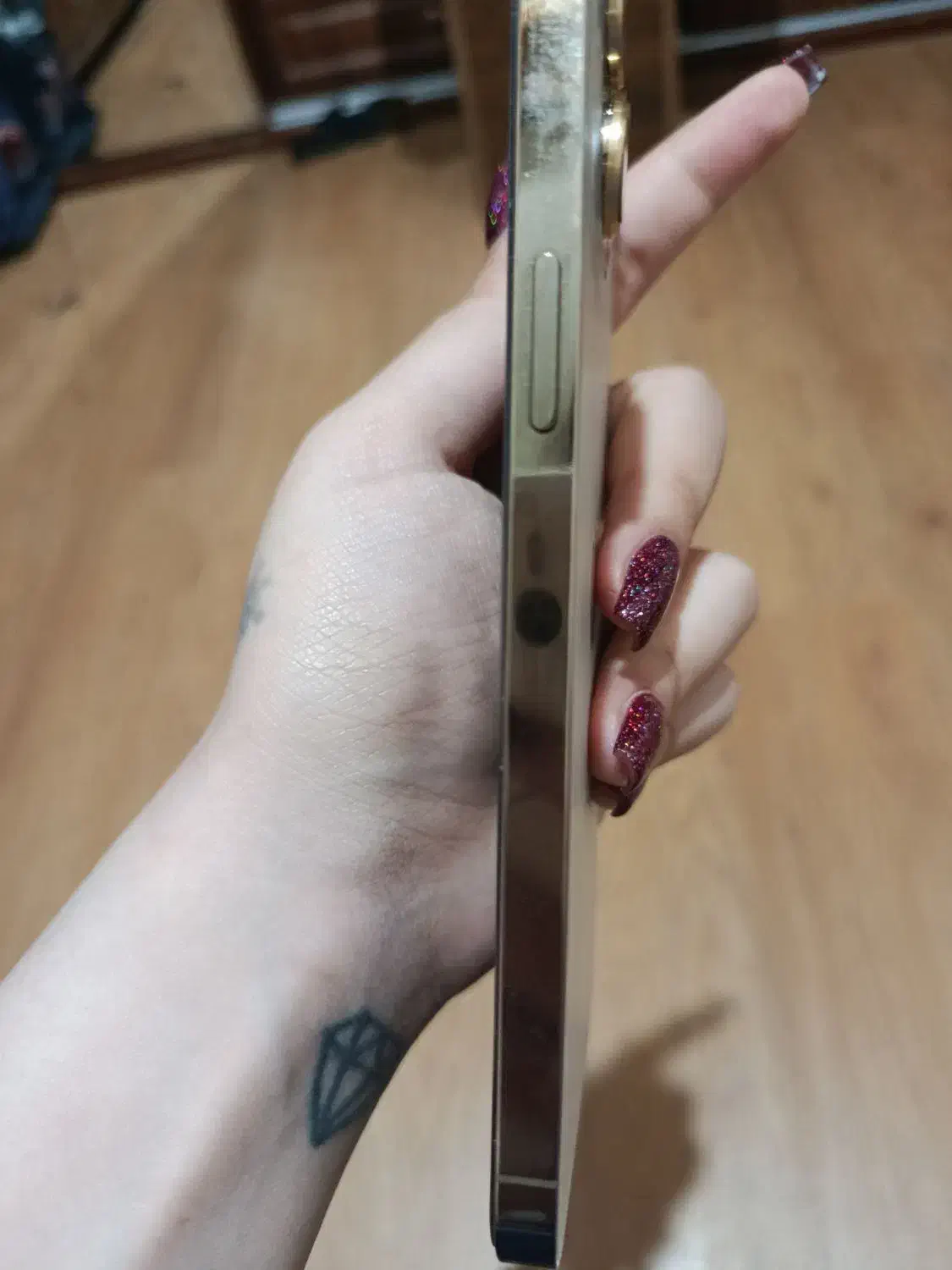 iphone 12 promax gold|موبایل|پرند, فاز ۵|دیوار