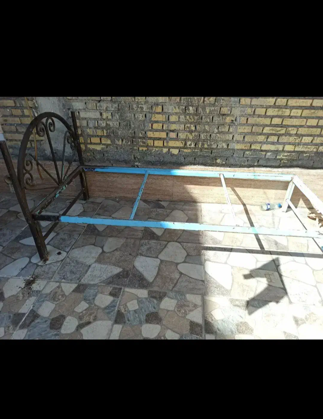 تخت یکنفره فلزی|تخت و سرویس خواب|رامهرمز, |دیوار