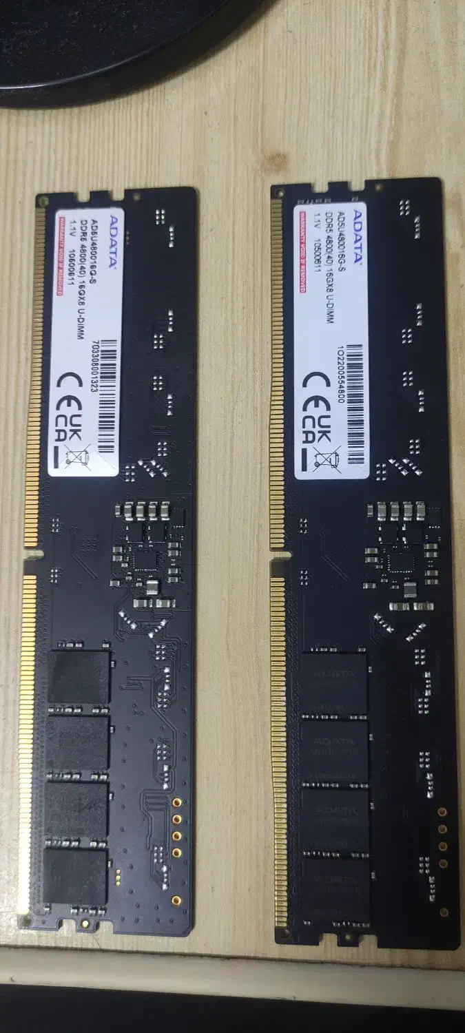 رم کامپیوتر دو کاناله 32 گیگ DDR5 4800 گارانتی|قطعات و لوازم جانبی رایانه|اهواز, طالقانی|دیوار
