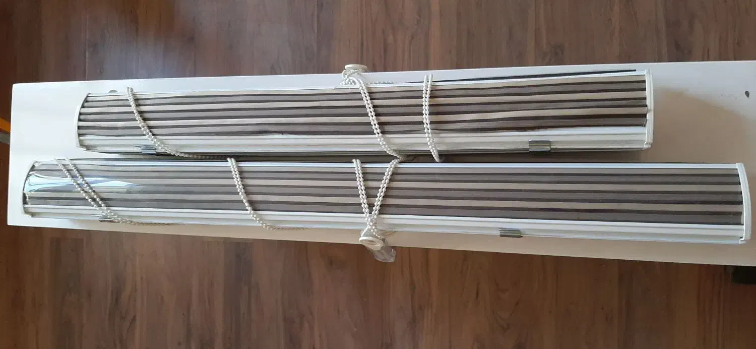 پرده زبرا کرکره ای قهوه ای رنگ|پرده، رانر، رومیزی|تهران, گیشا|دیوار