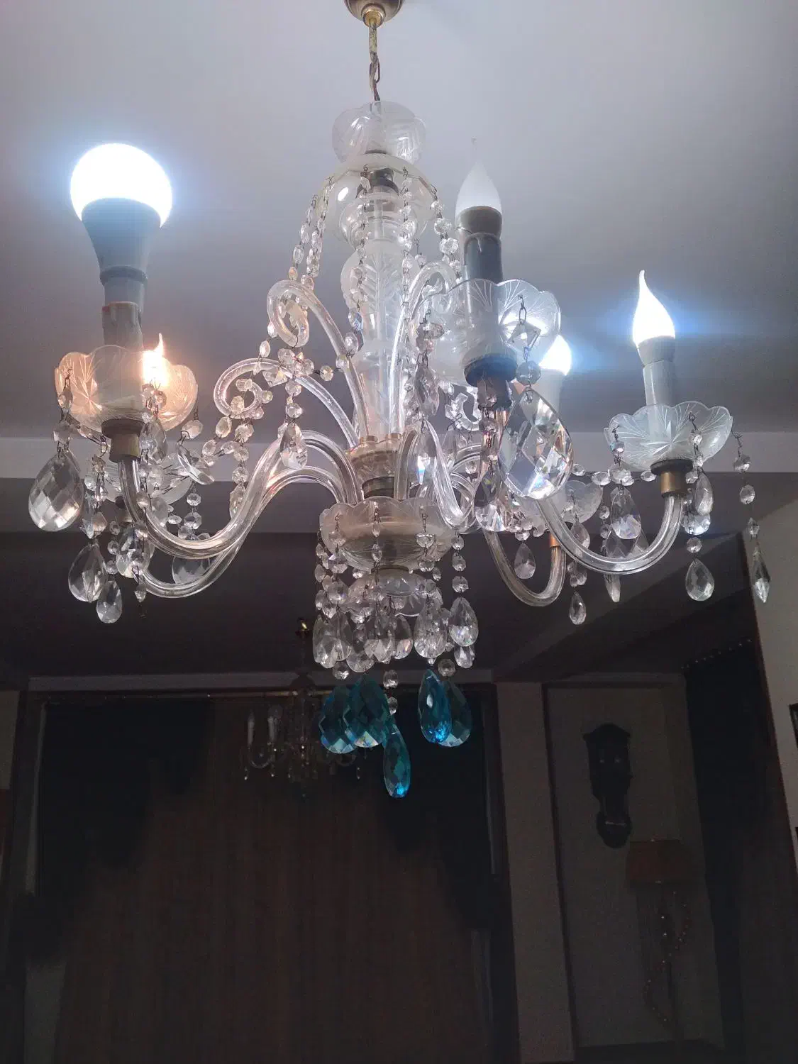 دو عدد لوستر|لوستر و چراغ آویز|کرج, محمود آباد|دیوار