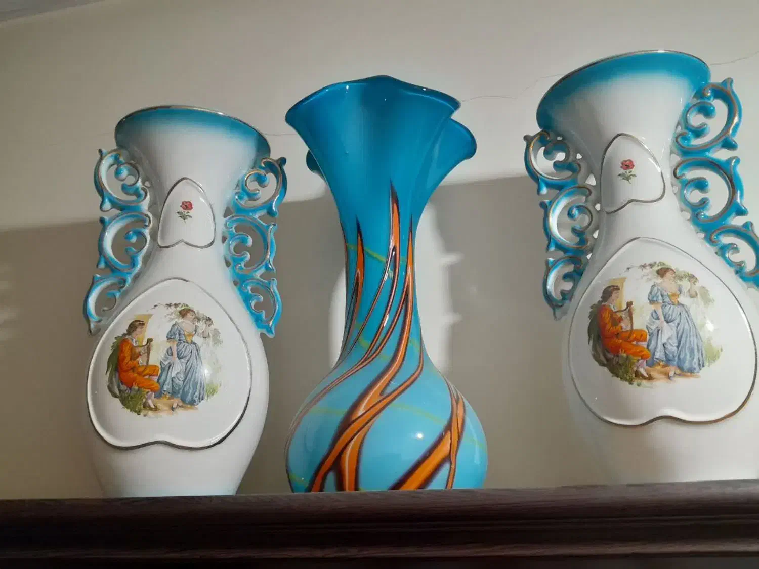 گلدان|صنایع دستی و سایر لوازم تزئینی|اصفهان, قهجاورستان|دیوار