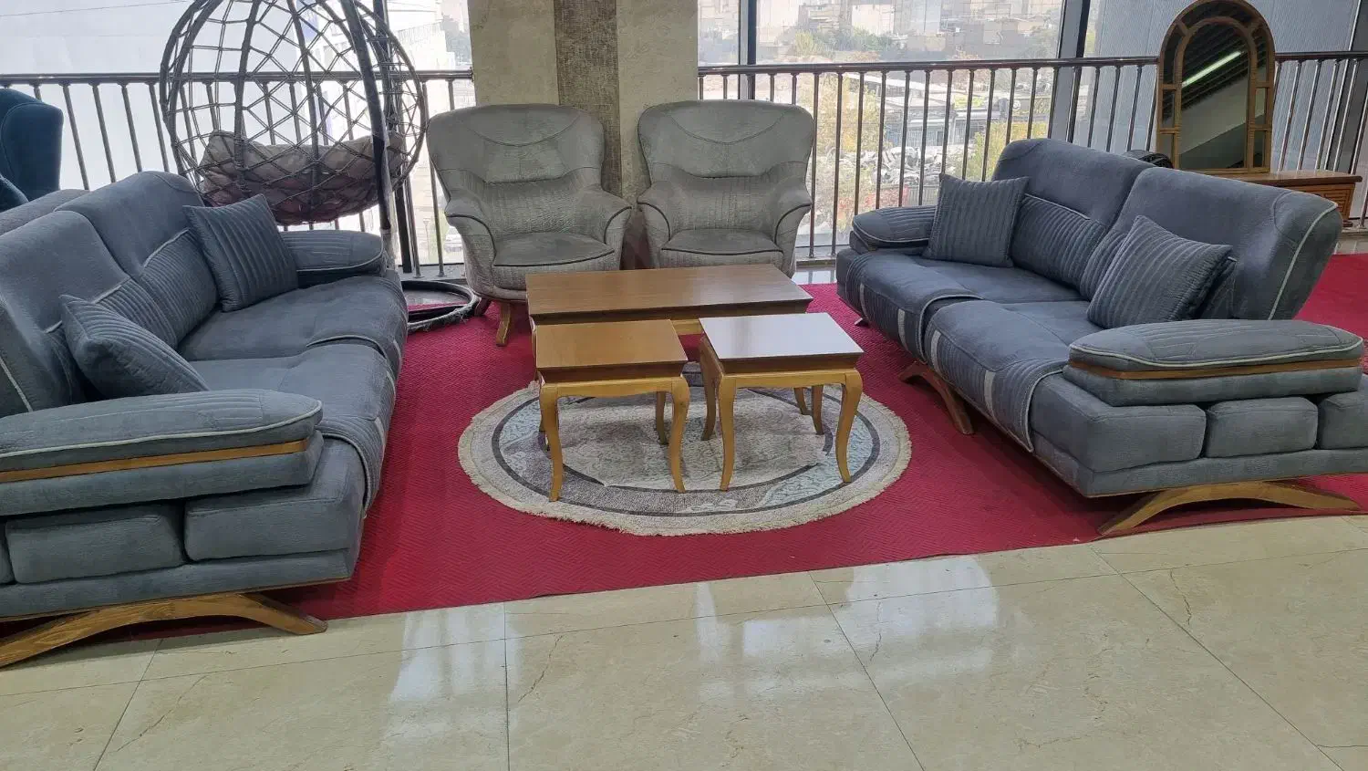 ست مبل تخت شو هشت نفره|مبلمان خانگی و میز عسلی|مشهد, کوی المهدی|دیوار