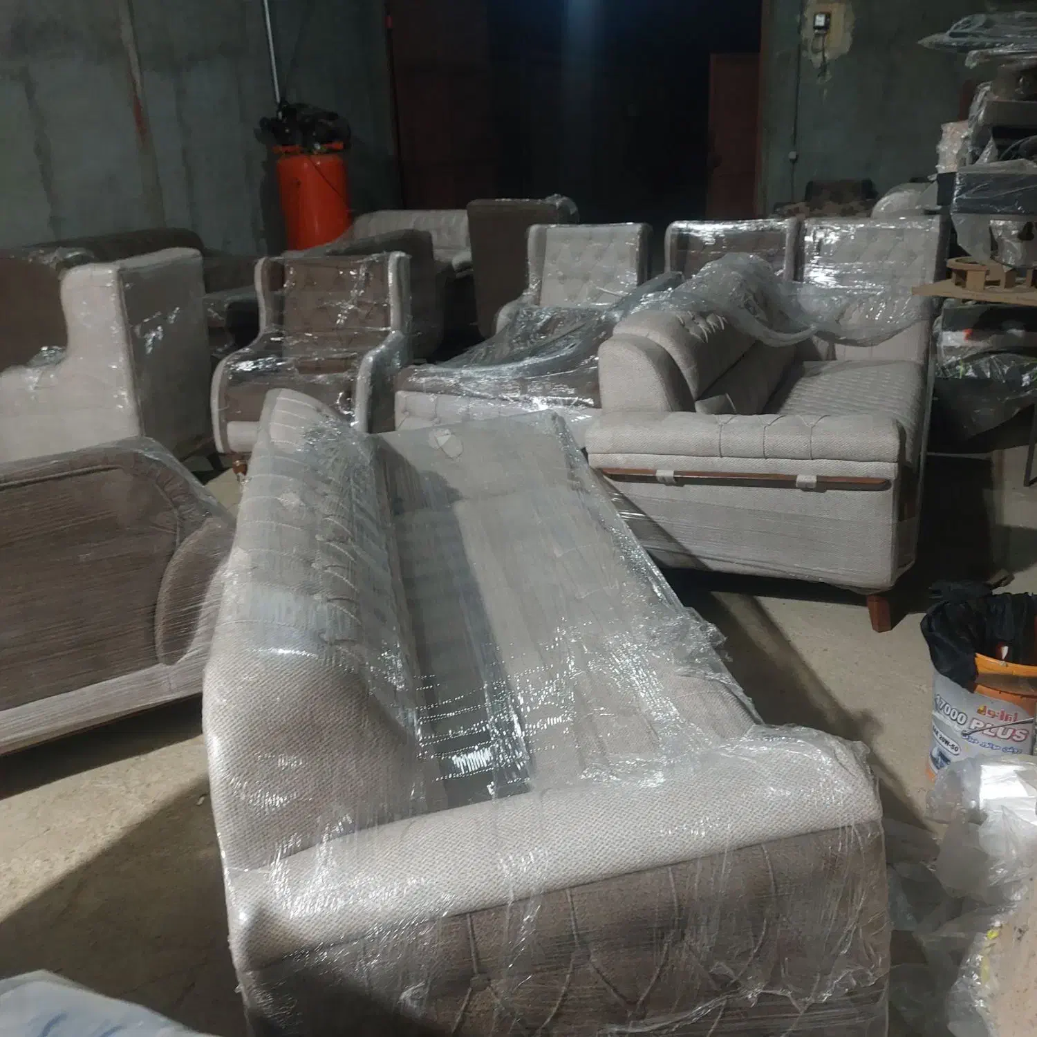 مبل ۵نفره|مبلمان خانگی و میز عسلی|اهر, |دیوار