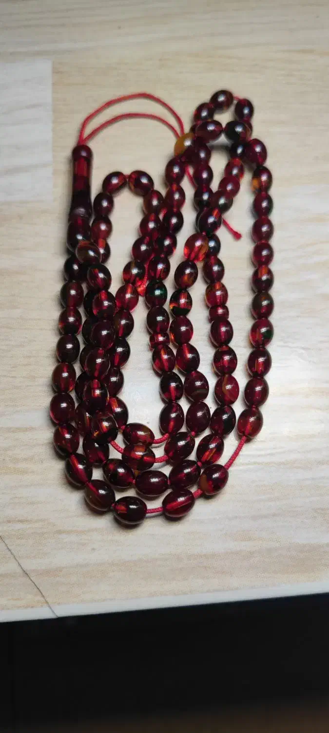 تسبیح کهربا سندلوس کهنه|کلکسیون اشیاء عتیقه|مهاباد (آذربایجان غربی), |دیوار