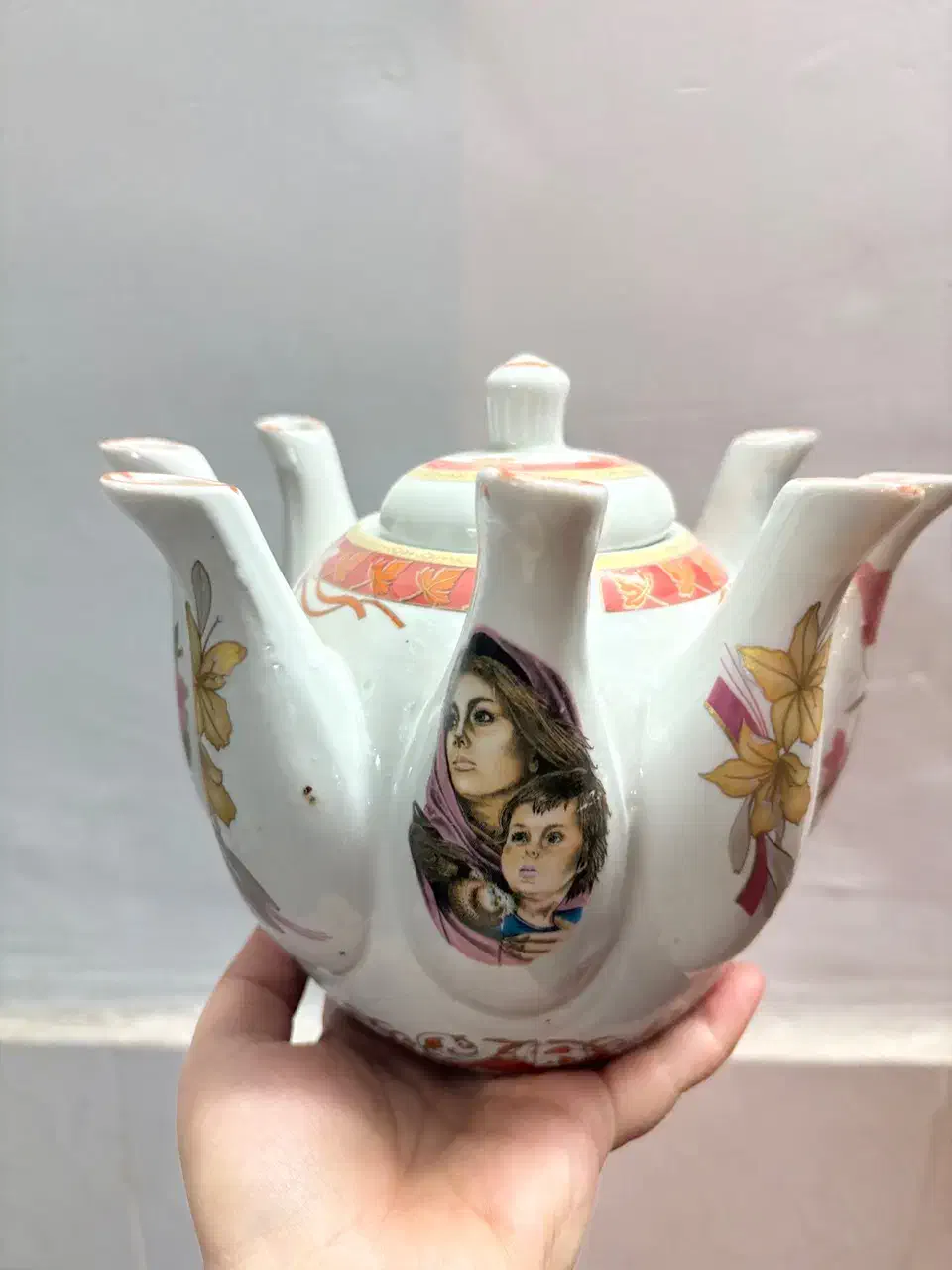 قوری چینی هفت لول|قوری، کتری، قهوه‌ساز دستی|سبزوار, جوادیه شرقی|دیوار