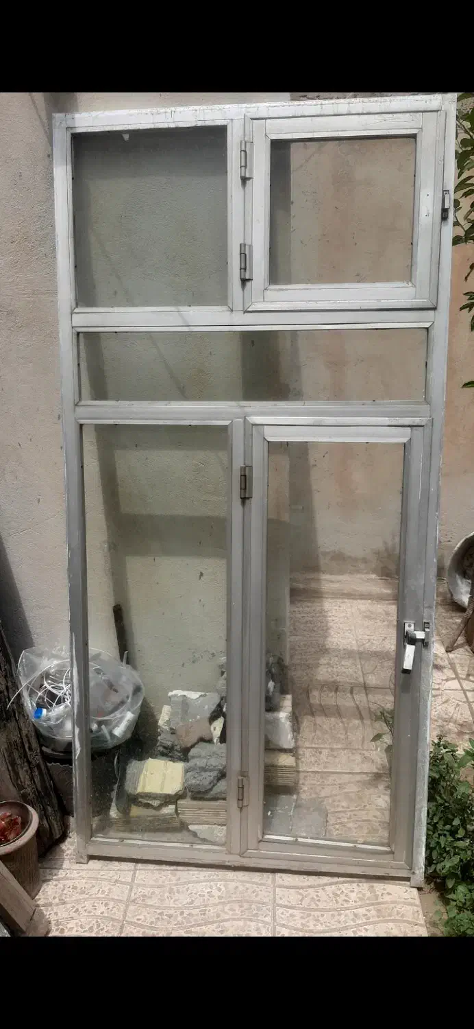 درب وپنجره المینیوم ضخیم باشیشه|مصالح و تجهیزات ساختمان|مشگین شهر, |دیوار