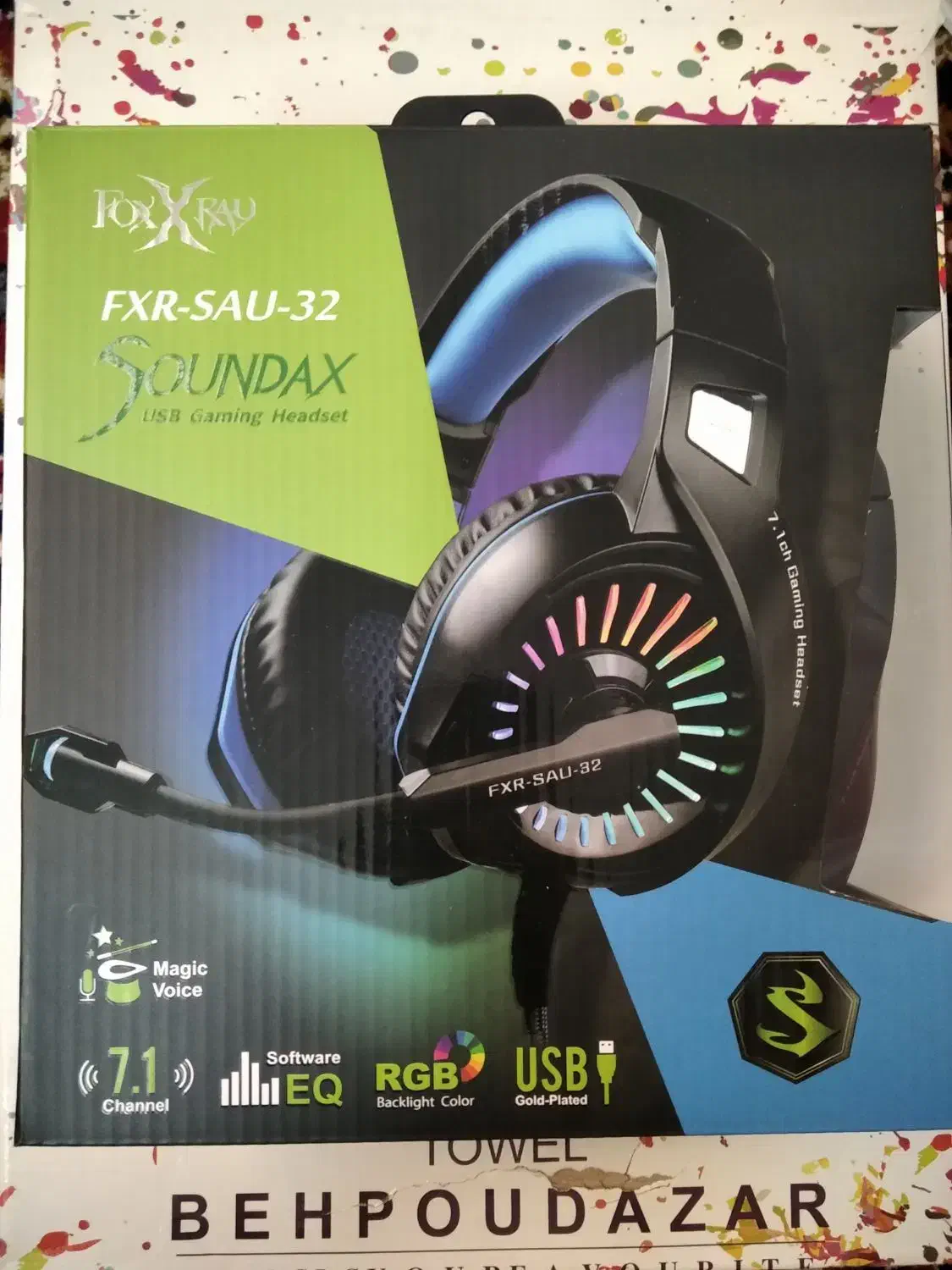 هدست گیمینگ فاکس ری FXR SAU 32|قطعات و لوازم جانبی رایانه|تهران, فلاح|دیوار