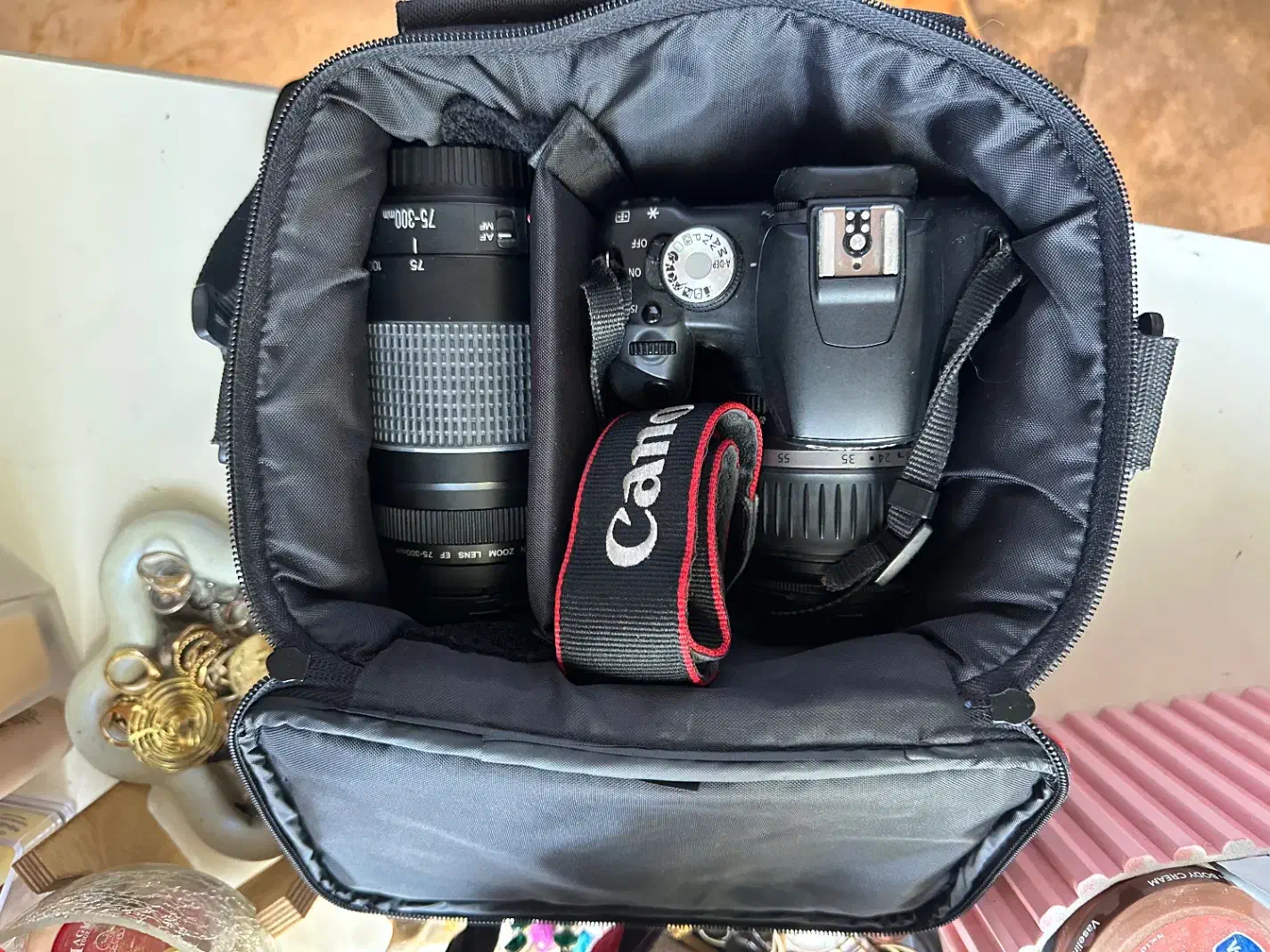 دوربین کنون با لنز 300-75|دوربین عکاسی و فیلمبرداری|رشت, شهرک قدس|دیوار