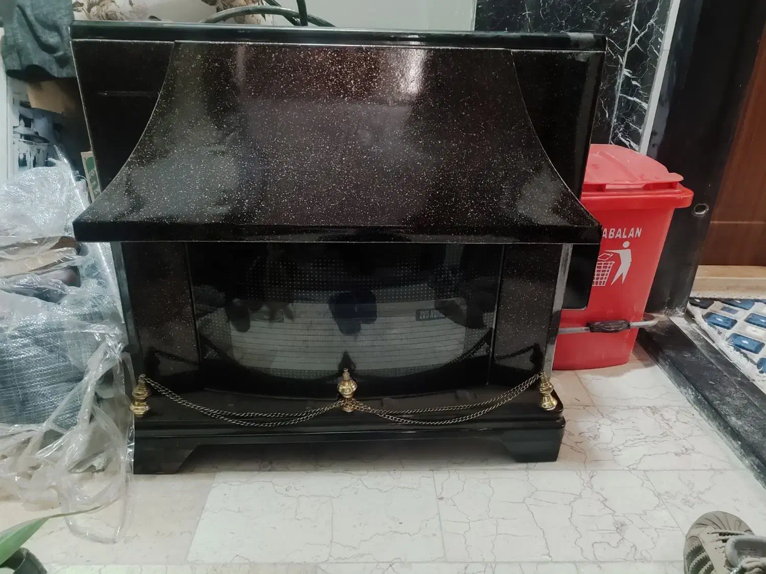 بخاری طرح شومینه|بخاری، هیتر، شومینه|ری, اقدسیه|دیوار