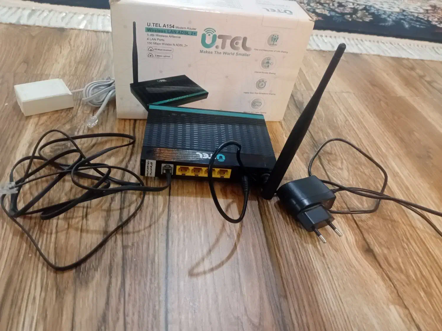 مودم روتر یوتل مدلA154|مودم و تجهیزات شبکه|دورود, |دیوار