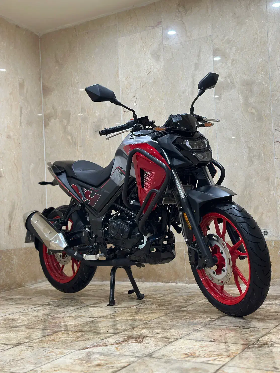 گلکسی Na180مدل۱۴۰۴ در حد صفر فول گارد رینگ قرمز|موتورسیکلت|اراک, |دیوار