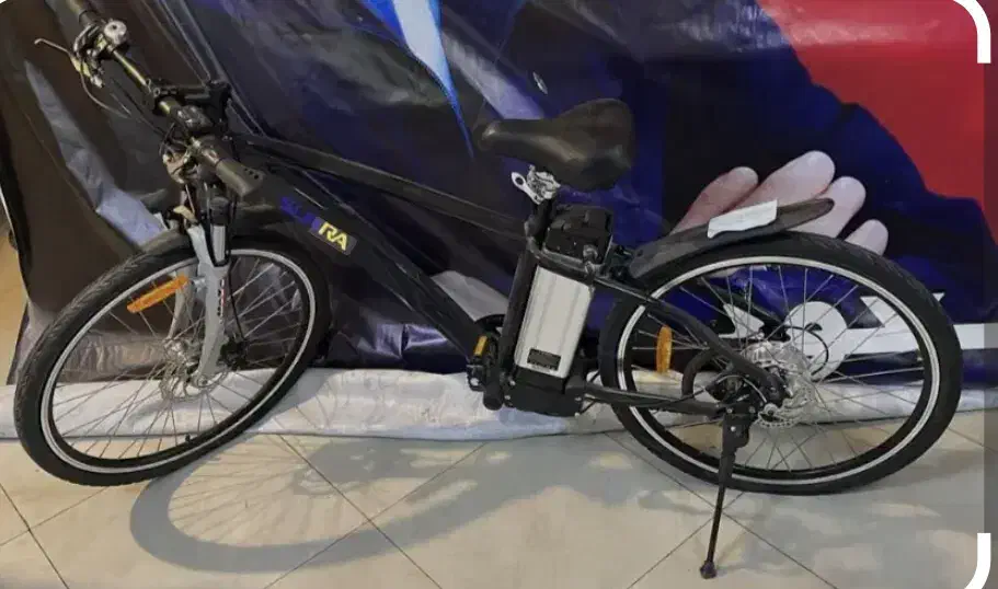 دوچرخه برقی سانرا مدل کوهستان مشکی سایز ۲۶|دوچرخه، اسکیت، اسکوتر|شیراز, شهرک بهشتی|دیوار