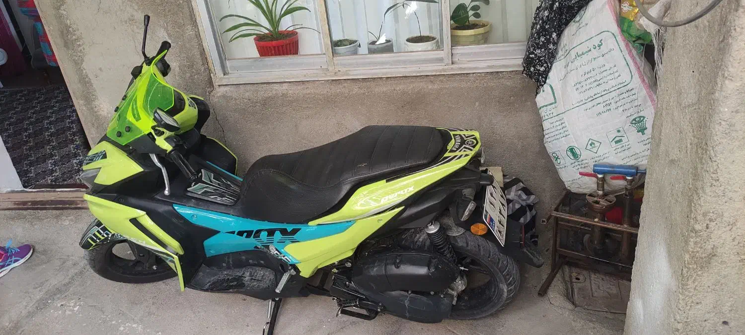 موتور کلیک طرح آیروکس اتومات|موتورسیکلت|بیجار, |دیوار
