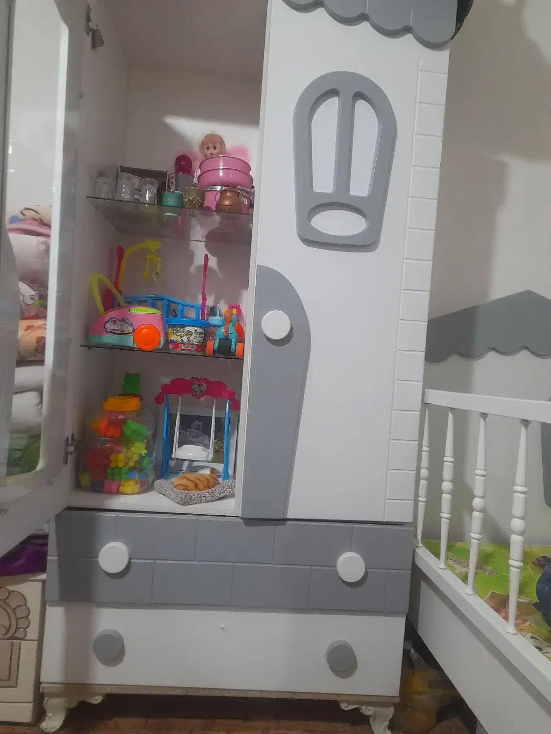 تخت وکمدکودک|تخت و سرویس خواب|آوج, |دیوار