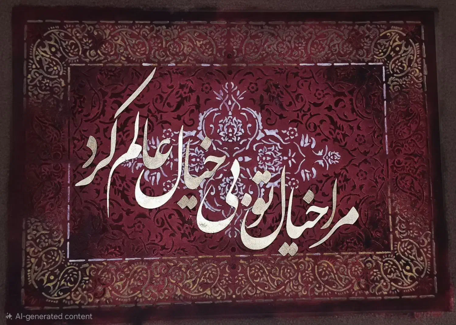 تابلو دکوراتیو فرش مخمل|تابلو، نقاشی، عکس|تهران, ونک|دیوار