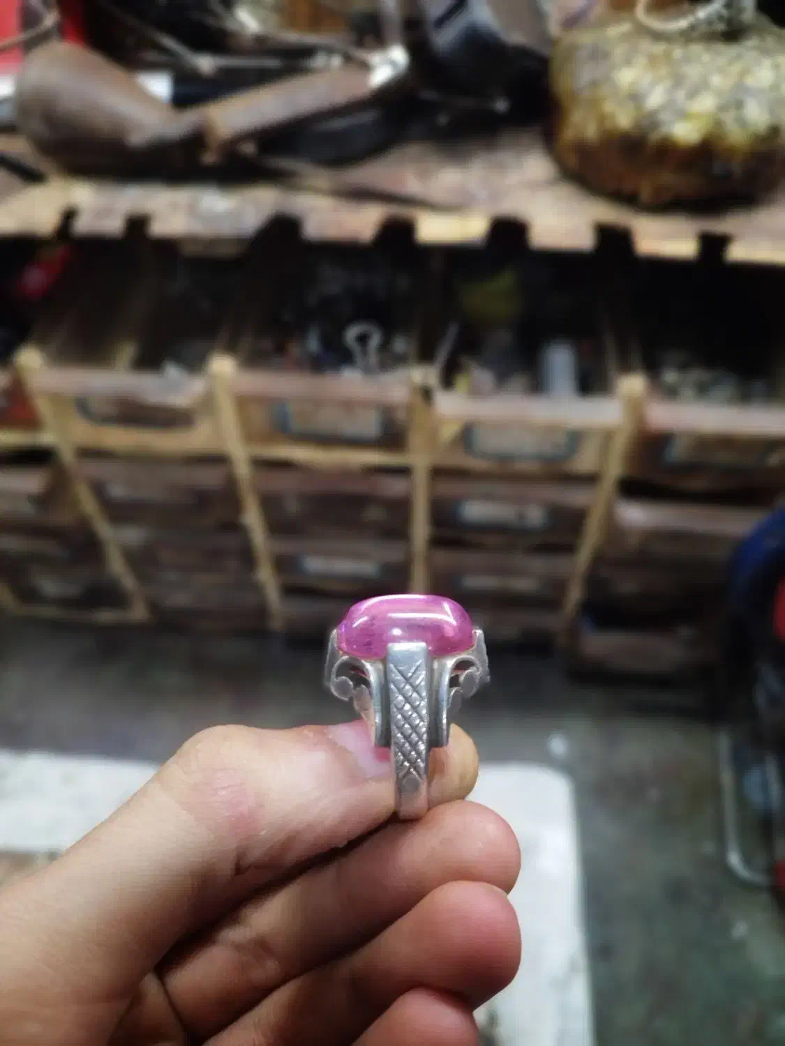 انگشتر نقره سایز ۶۱.۵|زیورآلات و اکسسوری|لنگرود, |دیوار