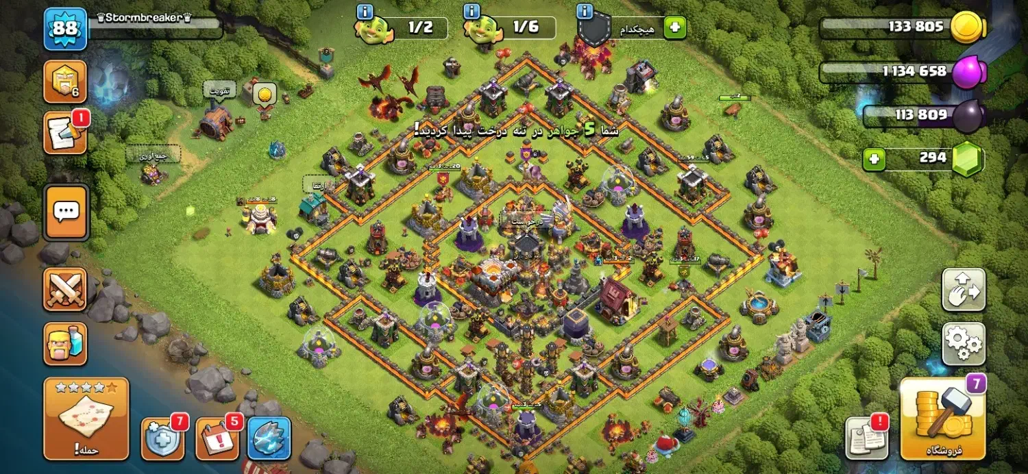 اکانت کلش تان ۱۱|کنسول، بازی ویدئویی و آنلاین|سمنان, |دیوار