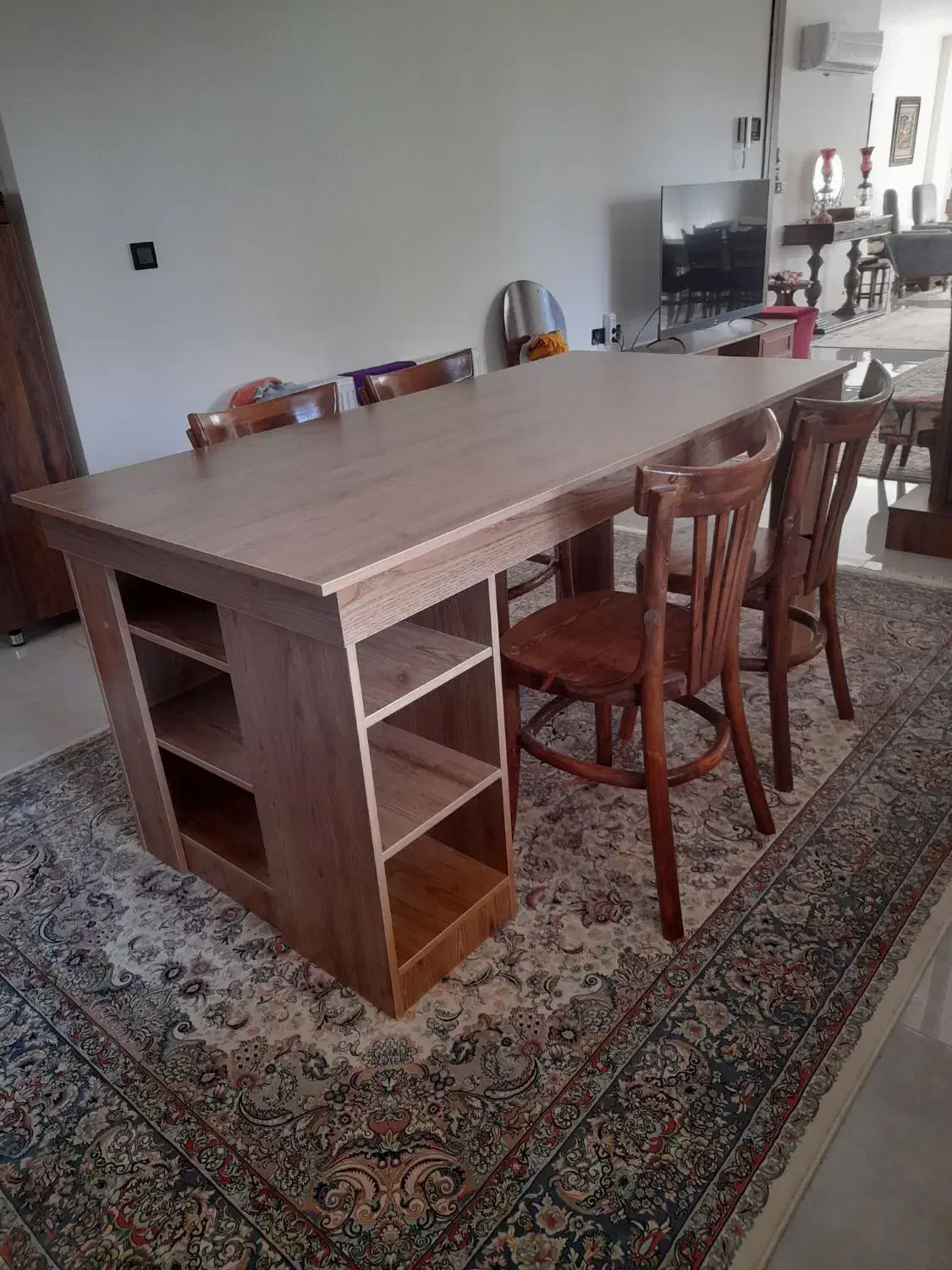 فروش میز غذاخوری ام دی اف کاملا نو|میز و صندلی غذاخوری|ساری, |دیوار