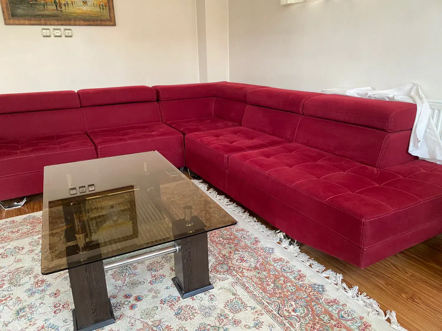 مبل ال هفت نفره|مبلمان خانگی و میز عسلی|اصفهان, سپاهانشهر|دیوار