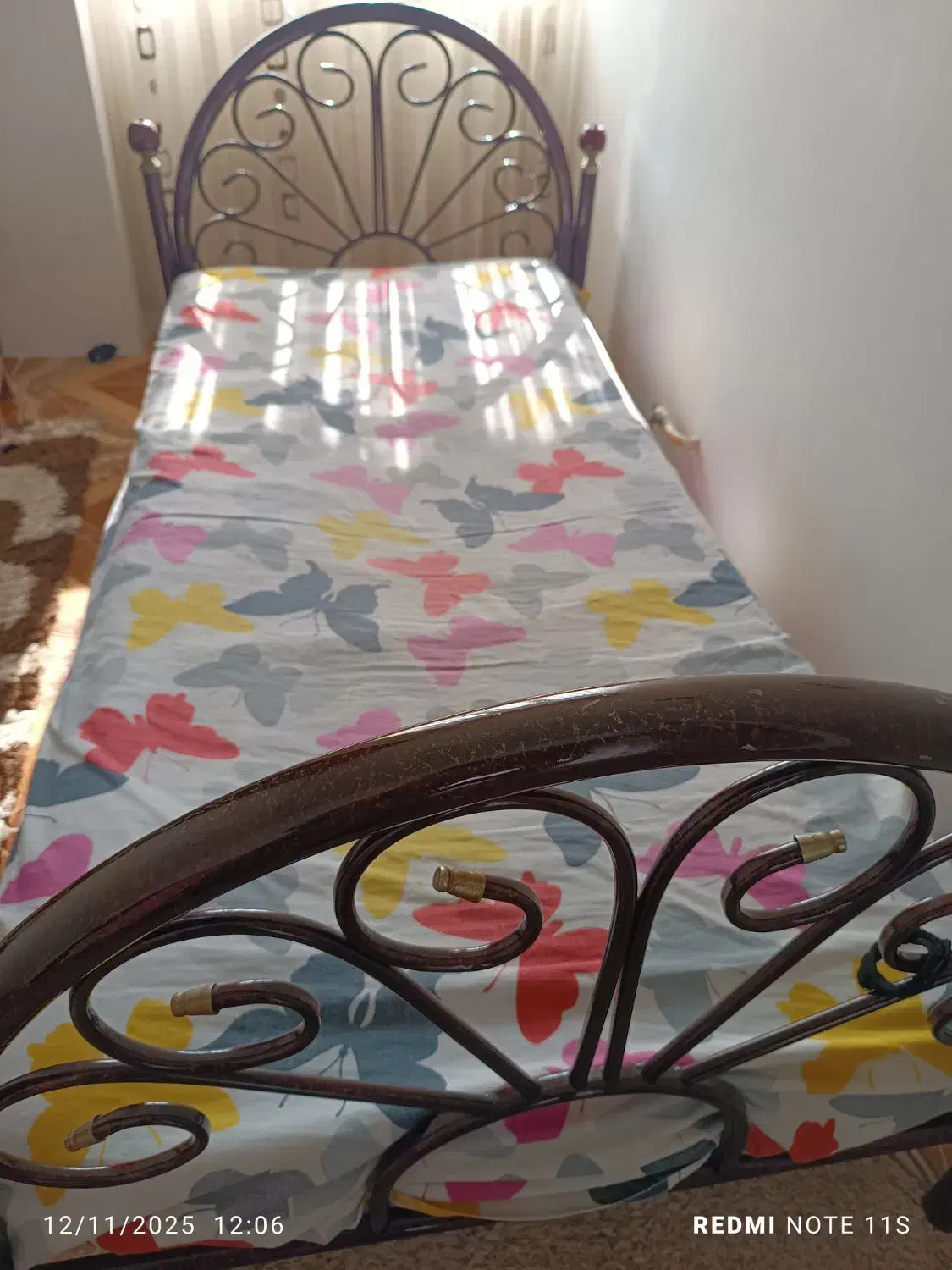 فروش تخت فلزی|تخت و سرویس خواب|آستارا, |دیوار