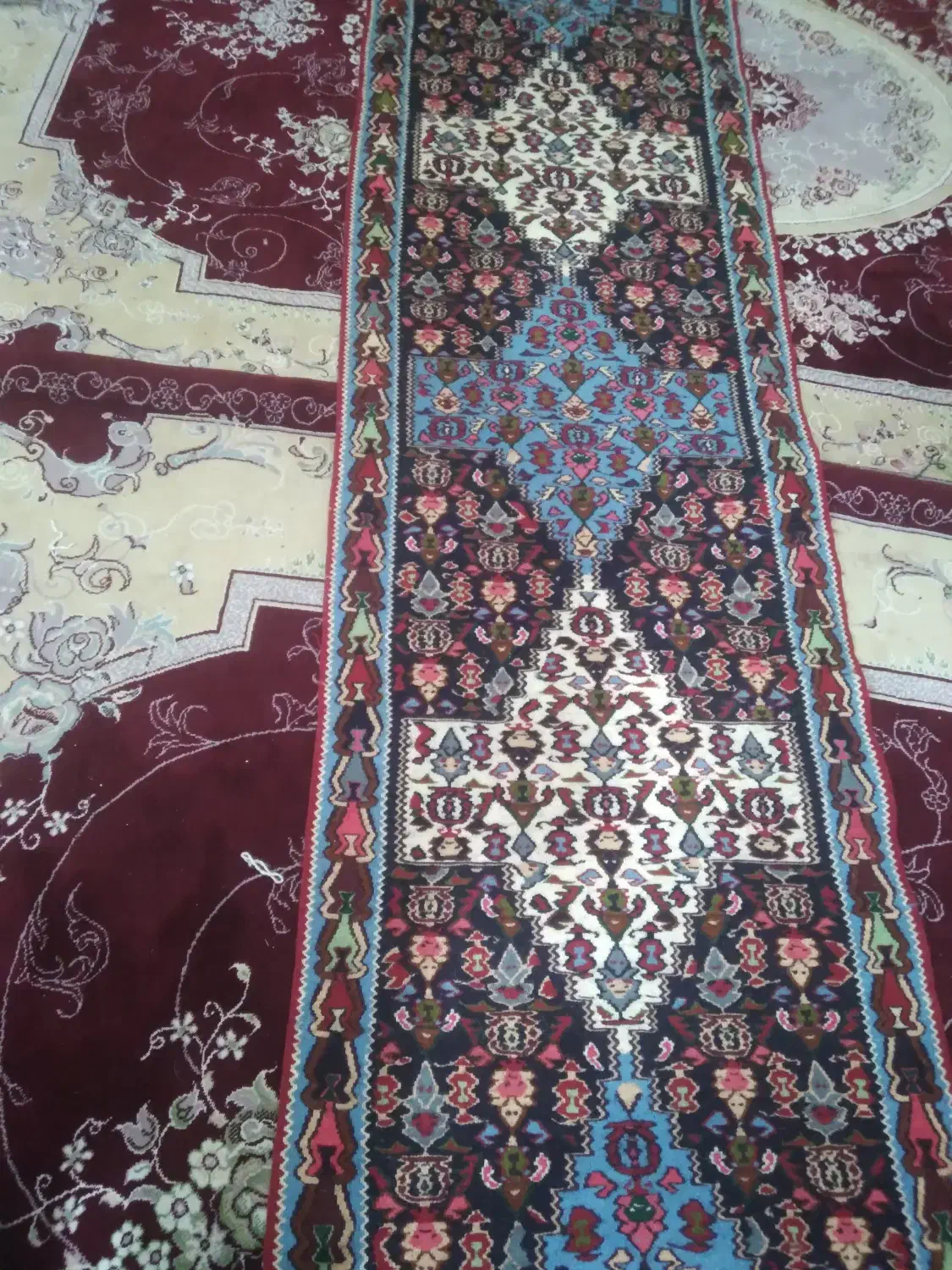 سجاده دست باف|گلیم، جاجیم، گبه|سنندج, |دیوار