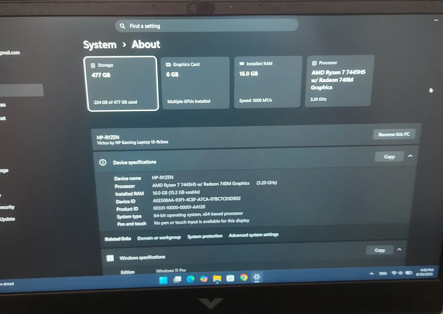 لپ تاپ اچ پی وکتوس ۱۵ Hp Victus 15|رایانه همراه|تهران, نیروی دریایی|دیوار