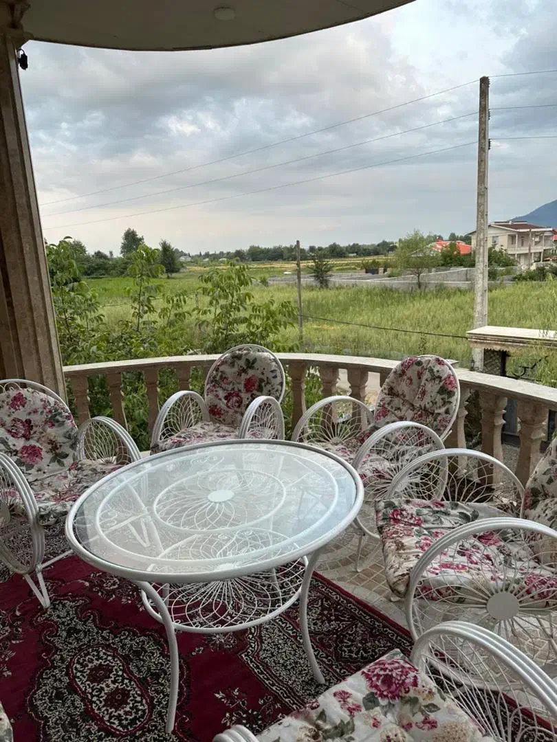 اجاره ویلا استخر دار رو به شالیزار 058|اجارهٔ کوتاهمدت ویلا و باغ|شفت, |دیوار