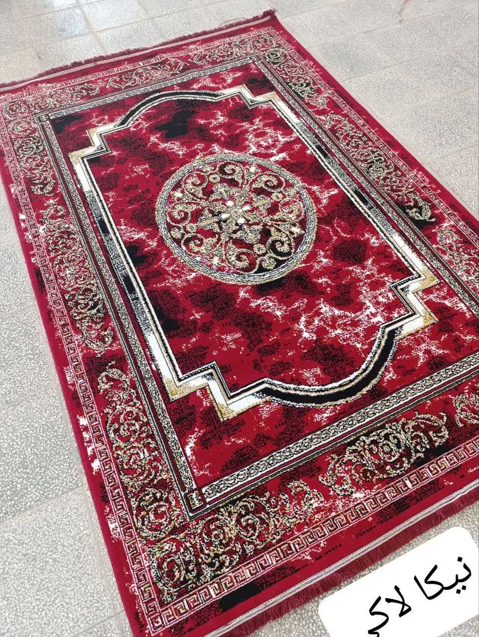 فرش گناباد ۱۲ متری اکبند نو‌ طرخ ارزو دودی جدید|فرش|گناباد, |دیوار