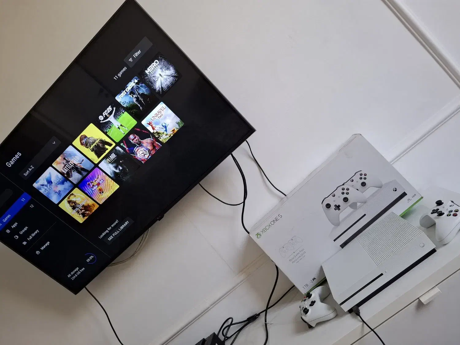 ایکس باکس وان اس ۱ ترا xbox one s 1TB فول بازی|کنسول، بازی ویدئویی و آنلاین|تهران, وردآورد|دیوار