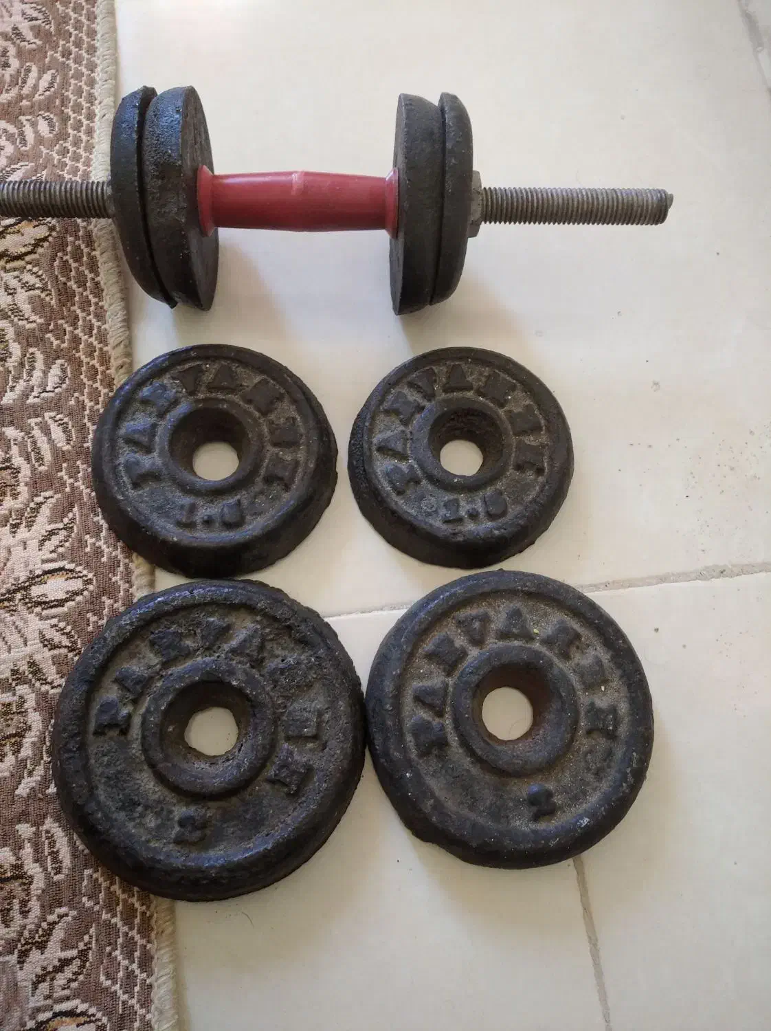 دمبل بتنی|تجهیزات ورزشی|پرند, فاز ۶|دیوار