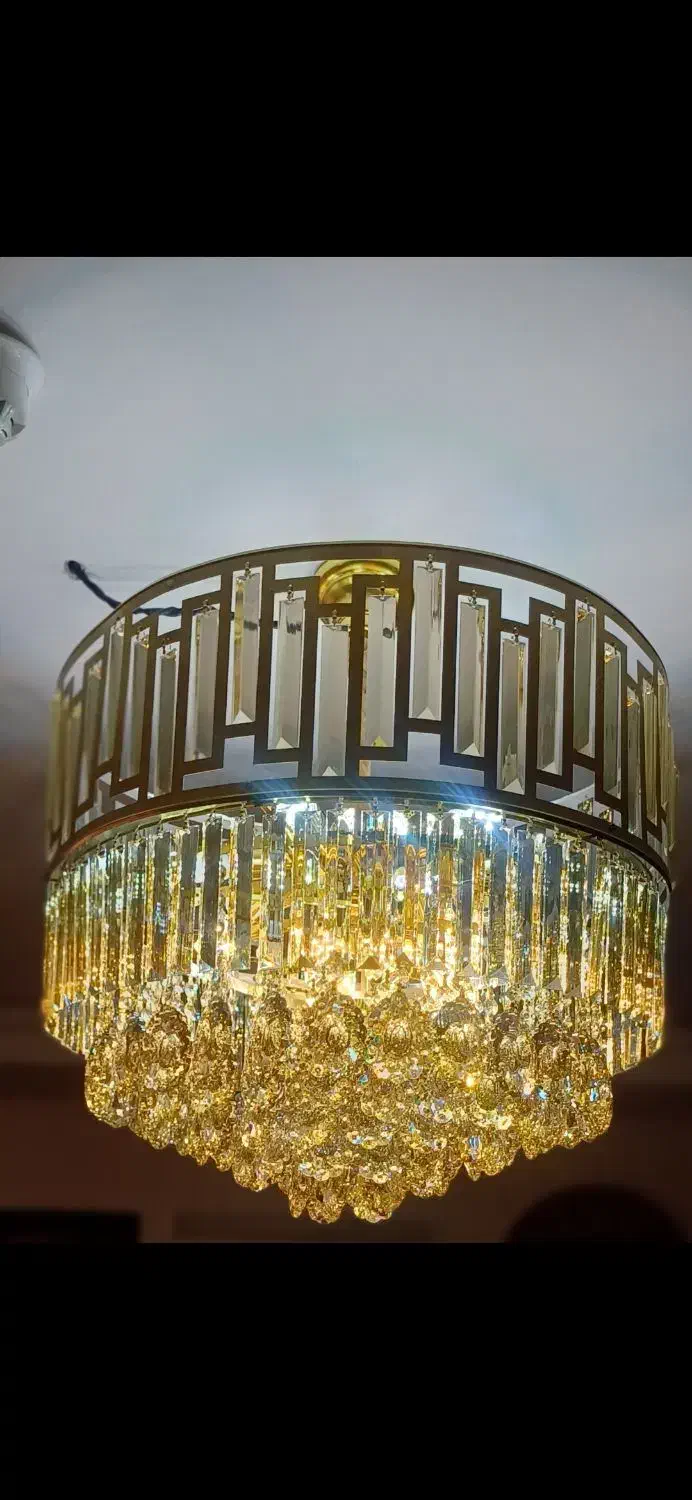 لوستر کریستالی|لوستر و چراغ آویز|خمینی‌شهر, |دیوار