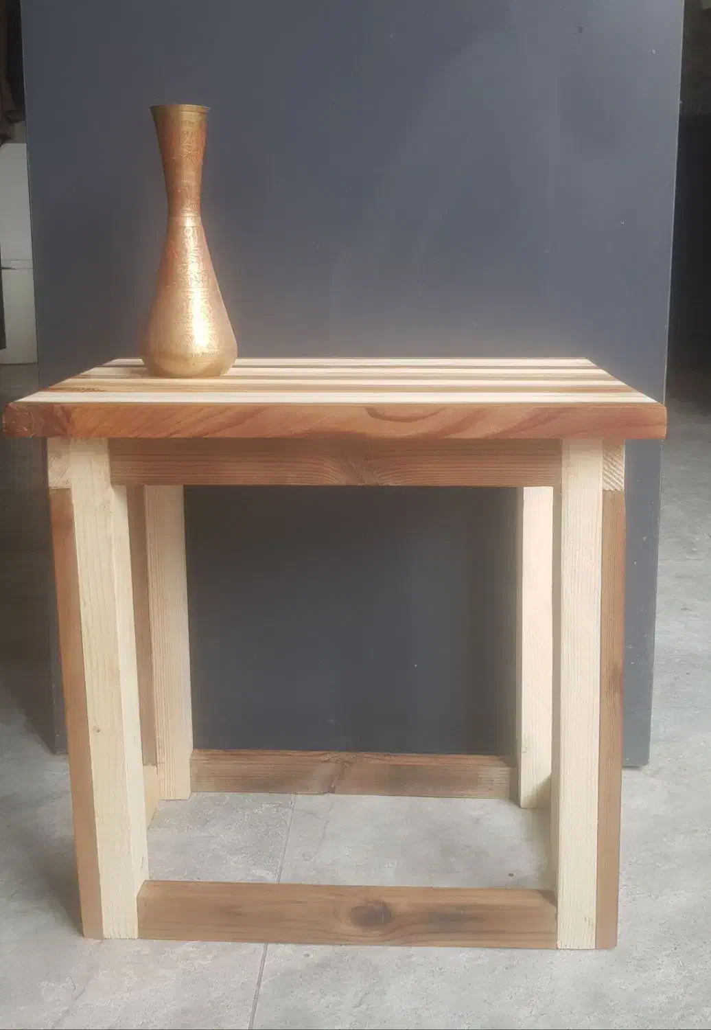 چارپایه چوبی ، میز چوبی کوچک|مبلمان خانگی و میز عسلی|طرقبه, |دیوار