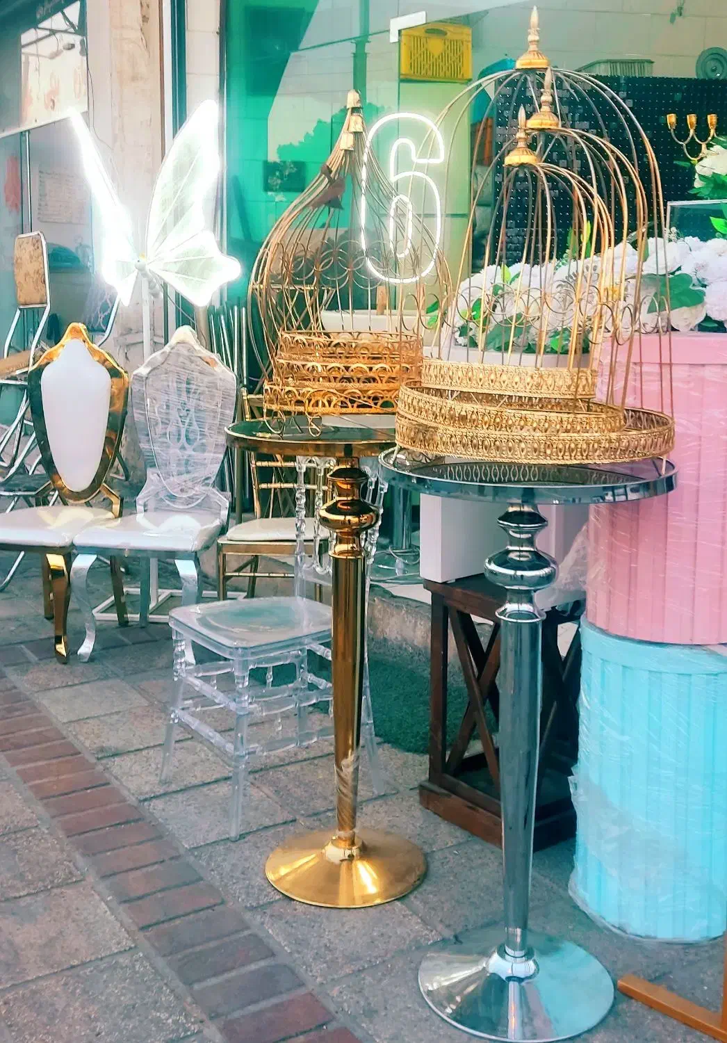 تشریفات مجالس احمدی ( اجاره لوازم ) تم تولد|خدمات پذیرایی، مراسم|شیراز, شیشه‌گری|دیوار