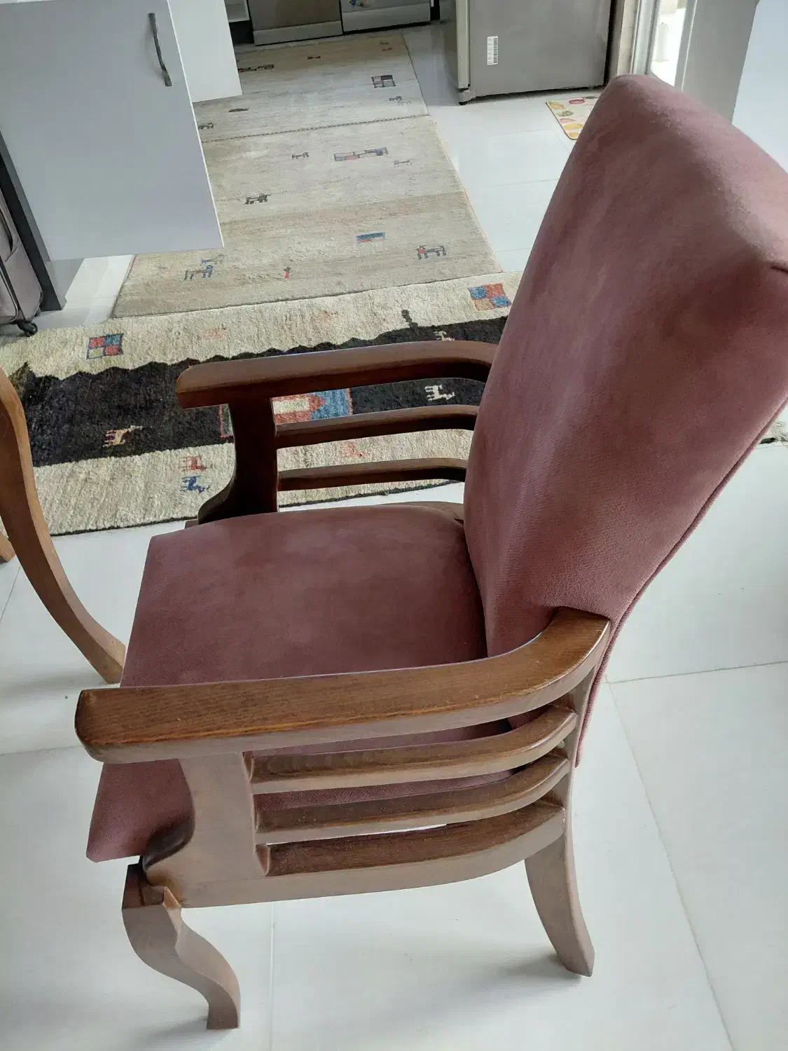 میز ناهارخوری خوری ۶ نفره چوبی|میز و صندلی غذاخوری|تنکابن, |دیوار