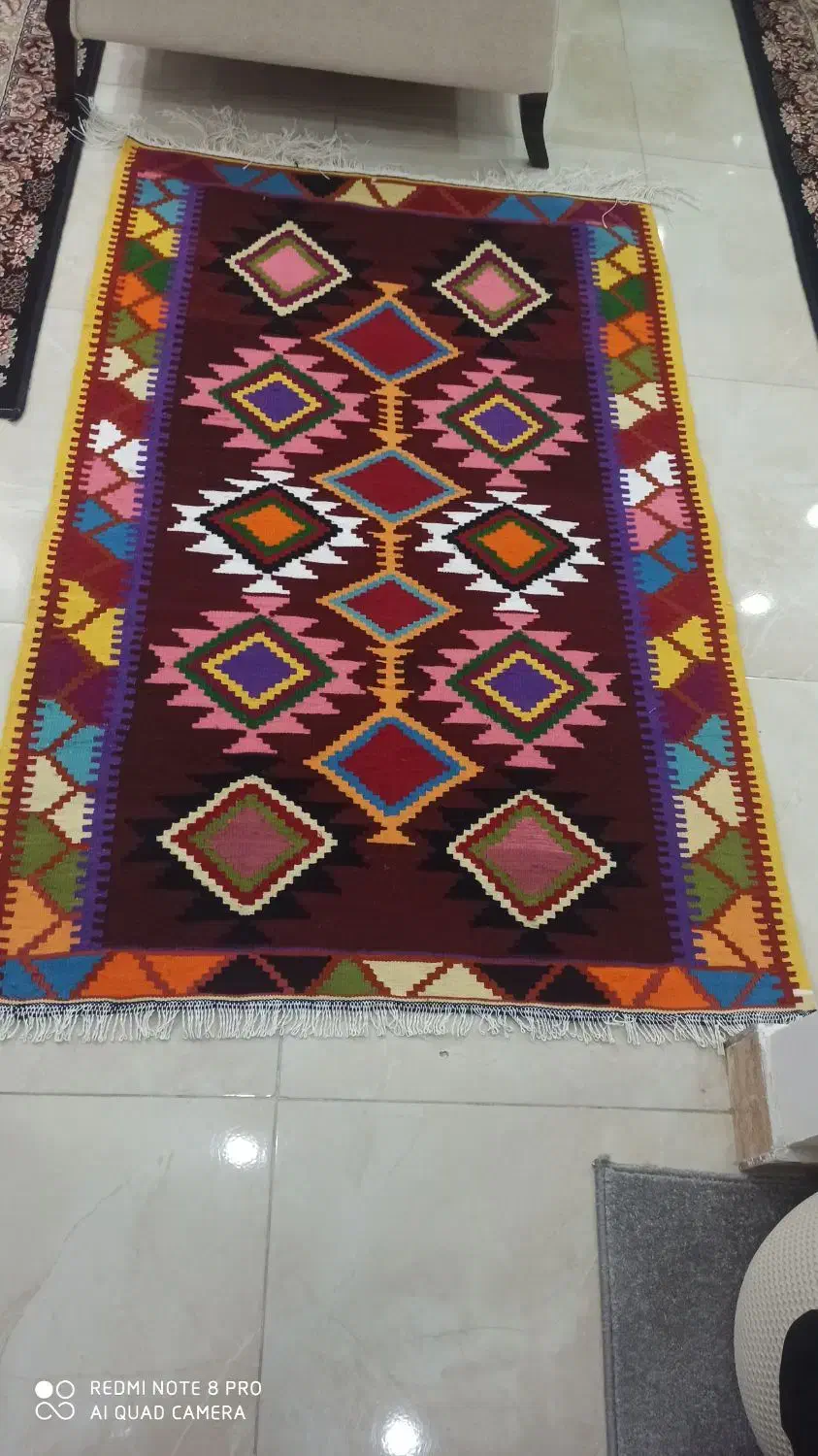 گلیم دست بافت|گلیم، جاجیم، گبه|رشت, یخسازی|دیوار
