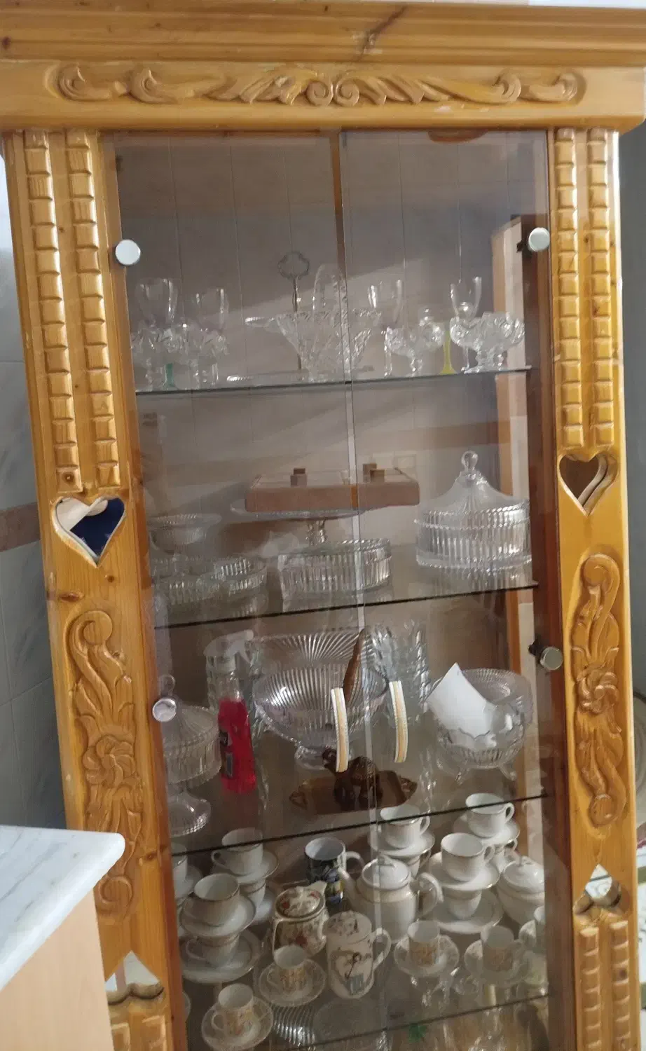 بوفه ظروف|بوفه، ویترین، کنسول|آمل, |دیوار