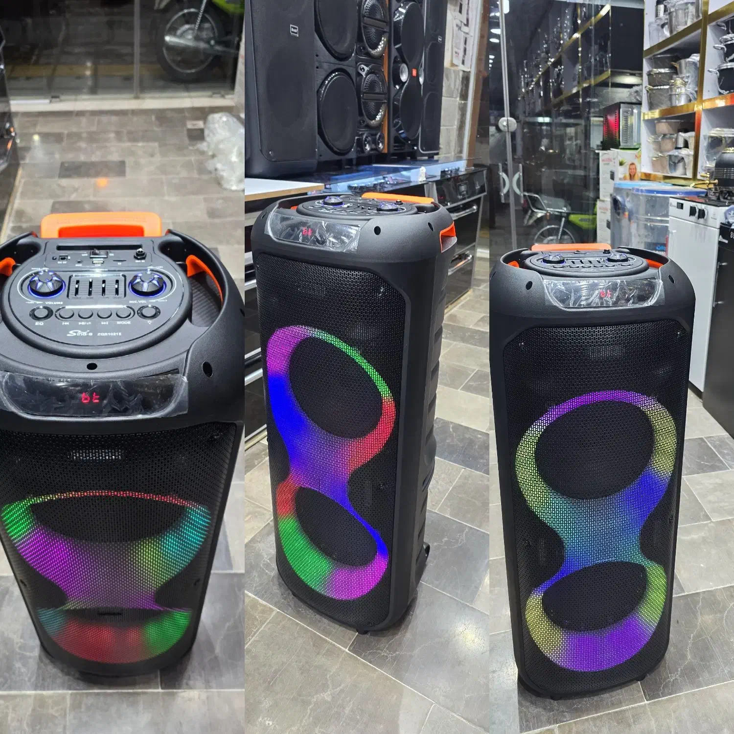 اسپیکر فوق حرفه ای چمدانی قابل حمل ۴۰مدل|پخش‌کننده همراه|قم, ولیعصر|دیوار