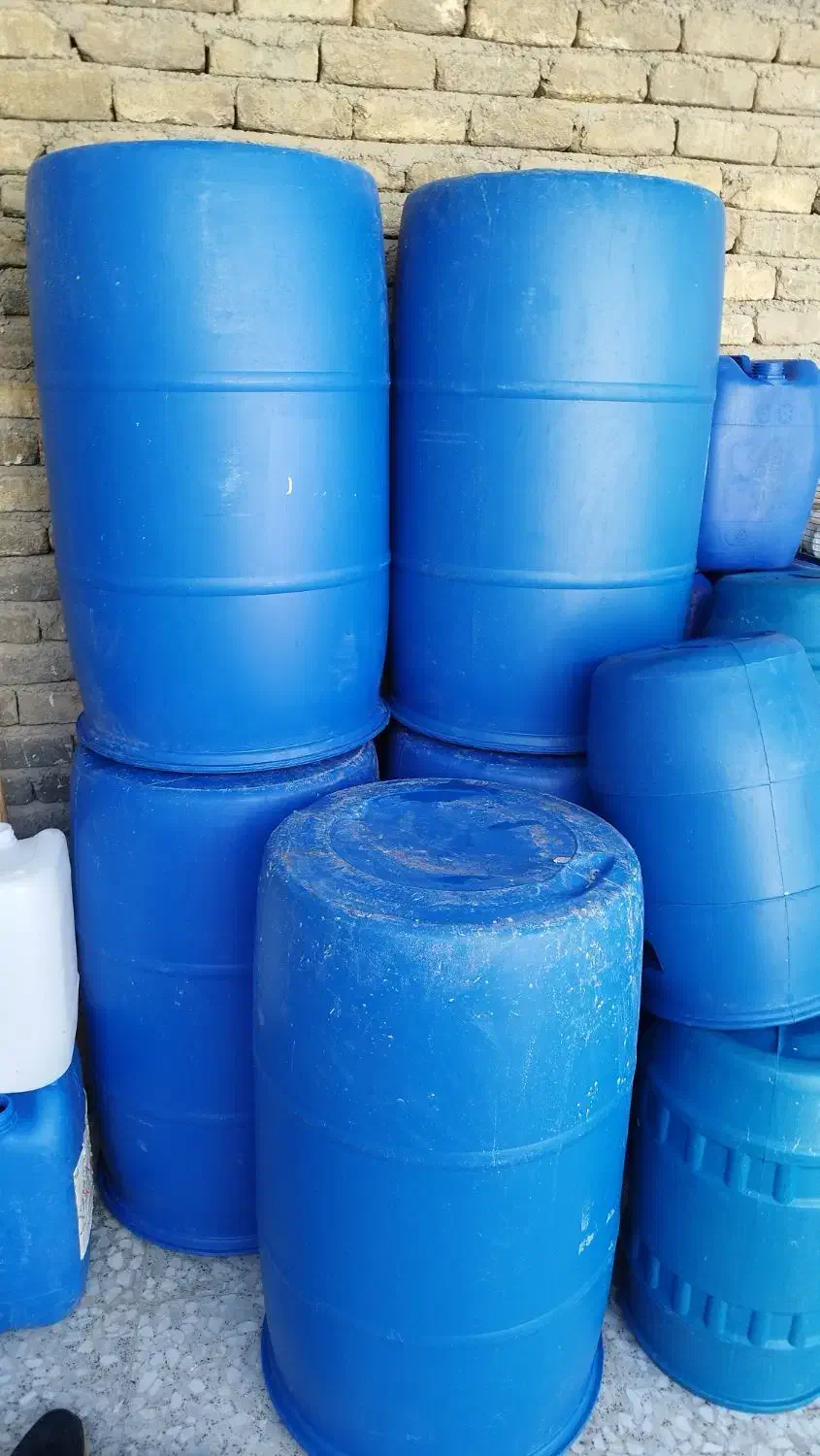 دبه ۳۰لیتری وبشکه 220لیتری|ظروف نگهدارنده، پلاستیکی، یک‌بارمصرف|فلاورجان, |دیوار