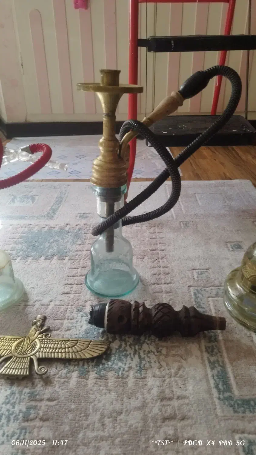 قلیون برنج. چوبی. معمولی. زیر قیمت|صنایع دستی و سایر لوازم تزئینی|کرج, شهرک فهمیده|دیوار