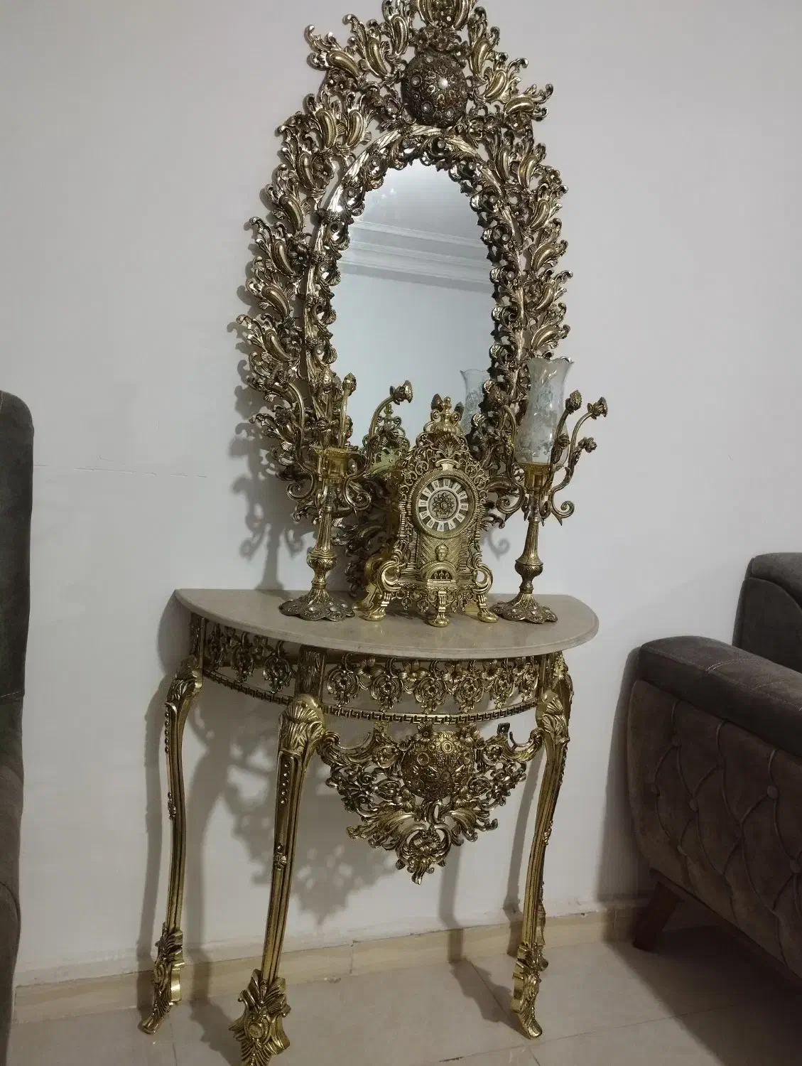 اینه‌شمعدان|بوفه، ویترین، کنسول|اردبیل, |دیوار