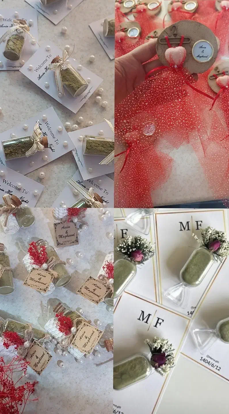 گیفت عقد،عروسی،حنابندان،|صنایع دستی و سایر لوازم تزئینی|شهریار, شهریار|دیوار