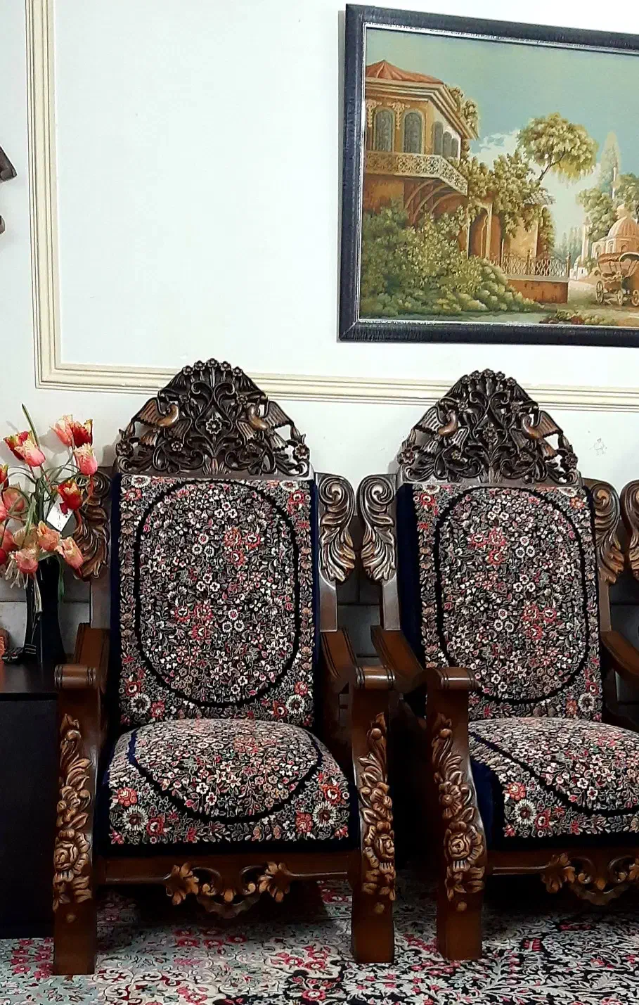 (بدون پیش پرداخت ) مبل قالی پالیز|مبلمان خانگی و میز عسلی|کرمان, |دیوار