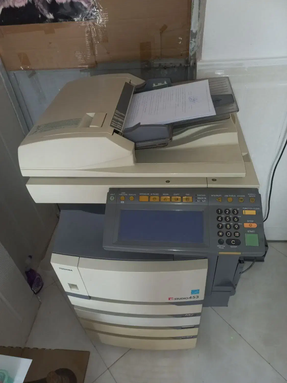 پرینتر توشیبا 453|پرینتر، اسکنر، کپی، فکس|بندر ترکمن, |دیوار