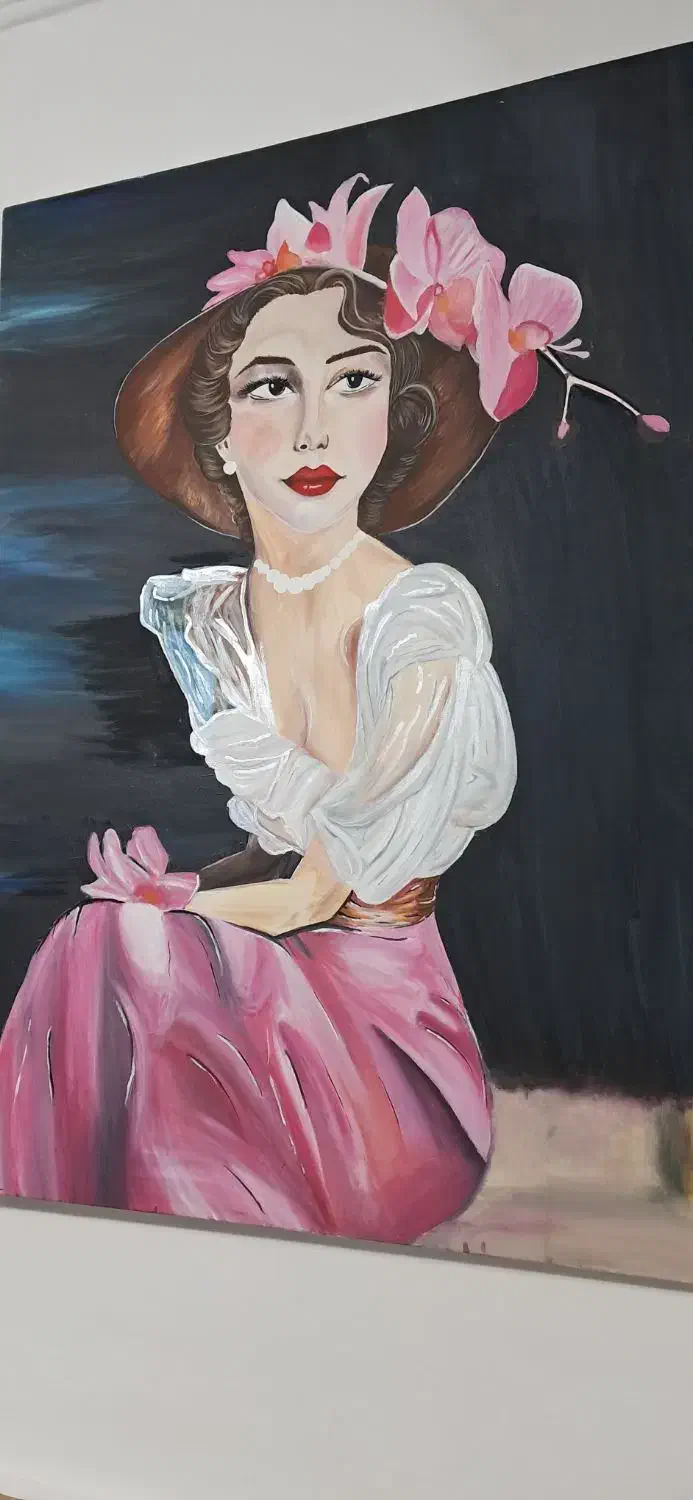 نقاشی رنگ اکرولیک پرتره|تابلو، نقاشی، عکس|گرگان, |دیوار